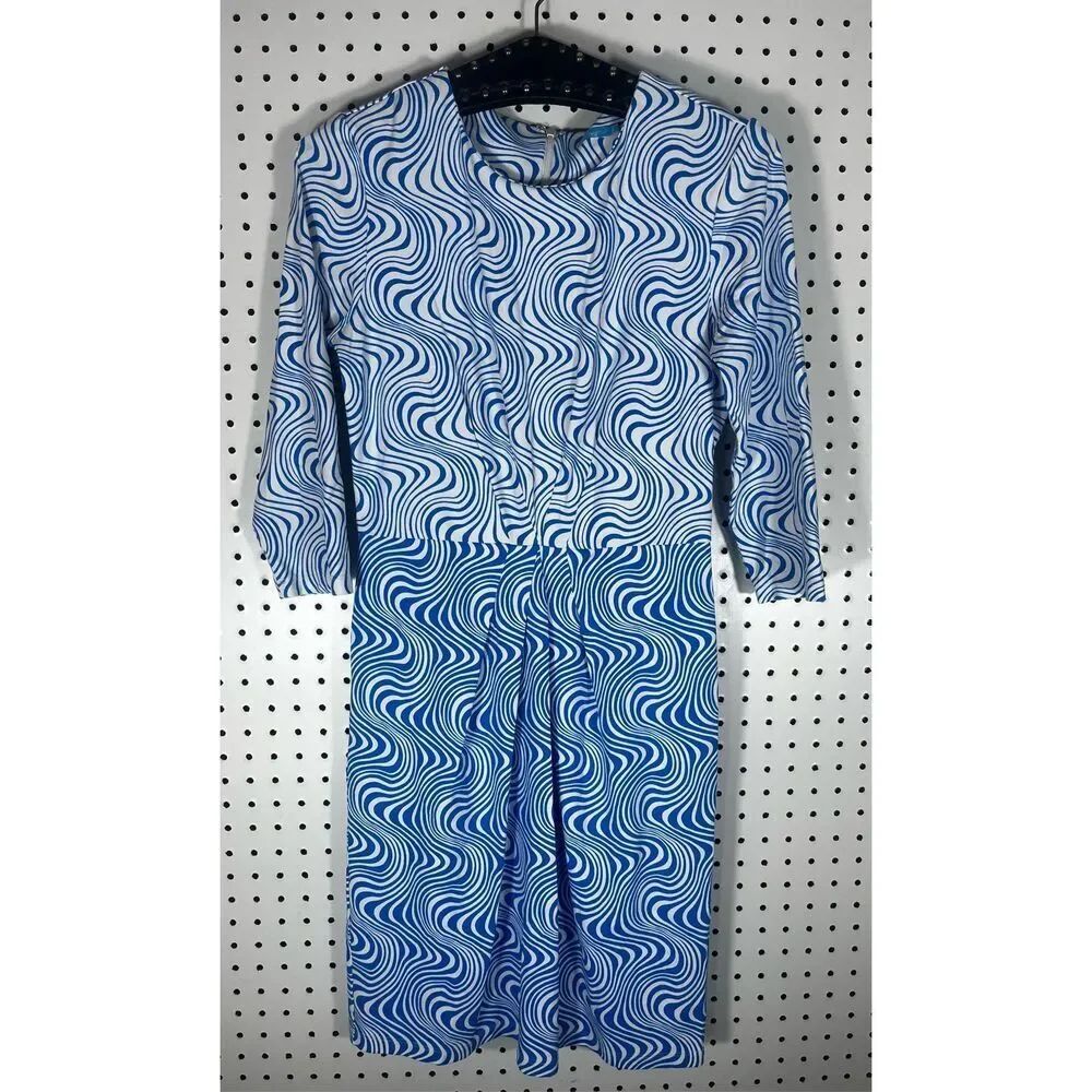 J. Mclaughlin Catalina cloth Mia Dress Oahu Waves size S